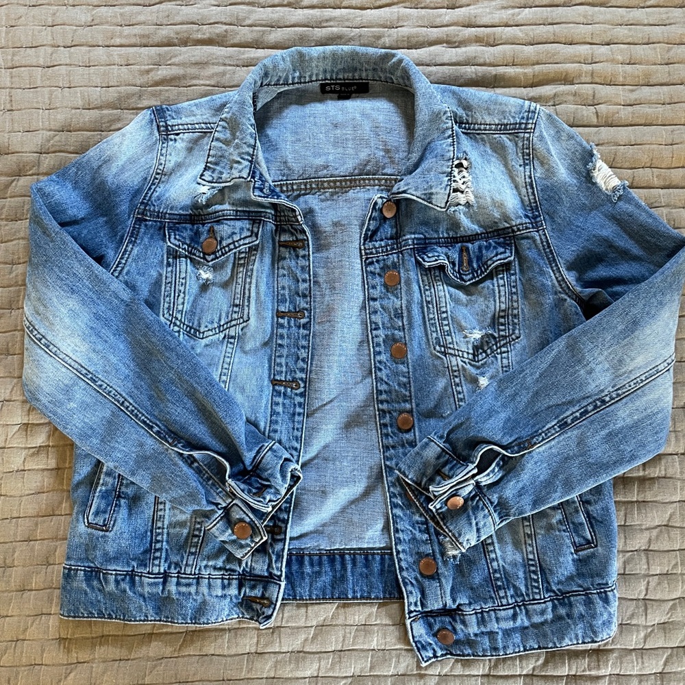 STS blue oversized Jean jacket XS